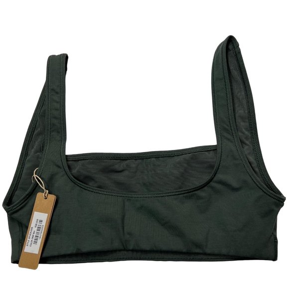 SKIMS Body Basics Wide Neck Bralette Deep Sea XXS - Picture 2 of 8